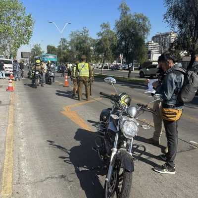 CALLES MÁS SEGURAS: AUMENTA FISCALIZACIÓN DE VEHÍCULOS MOTORIZADOS